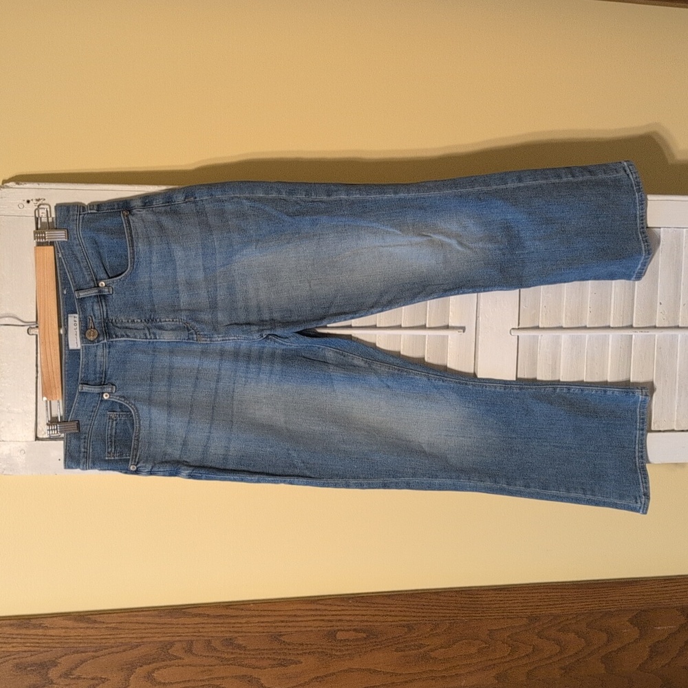 Loft High Waist Crop Jeans